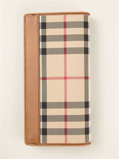 burberry check wallet sale